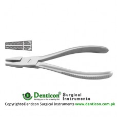 Flat Nose Plier With Crosswise Groove Stainless Steel, 17 cm - 6 3/4"